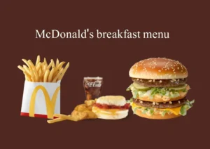 mcdonald's breakfast menu