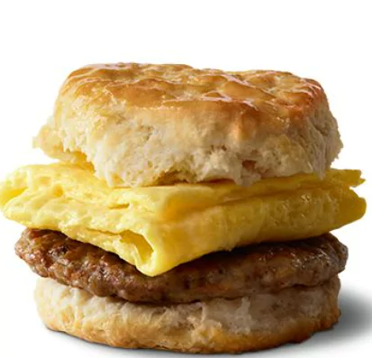 sausage-biscuit-with-egg-breakfas